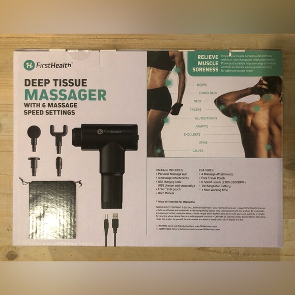 🚫SOLD 🆕 First Health | Deep Tissue Massager - Picture 11 of 12